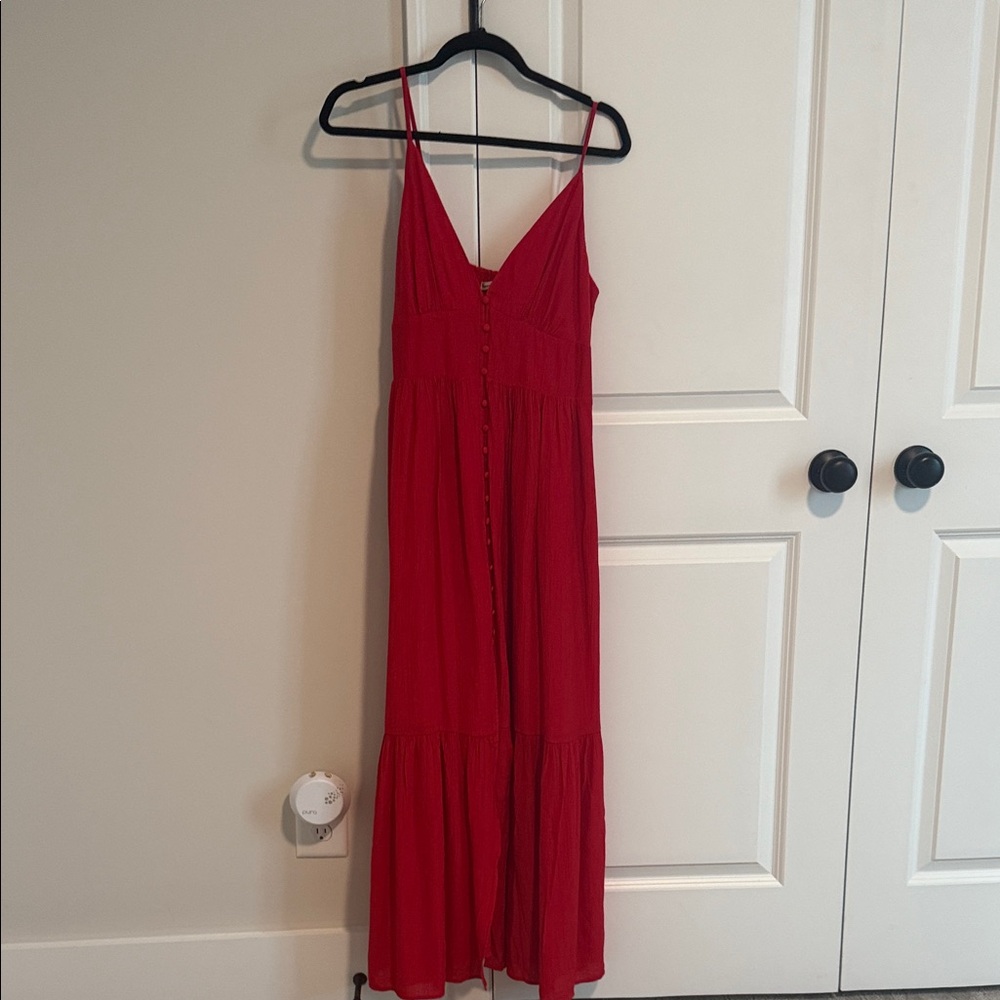 Abercrombie Red Maxi Dress